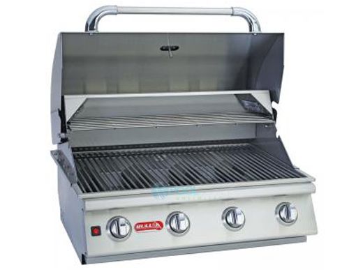 Bull Barbecue Lonestar Select 30" 4-Burner Stainless Steel Built-In Natural Gas Grill with Lights | 87049