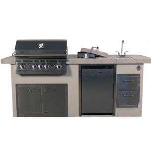 Lion Premium Grill Islands Resort Q with Stucco Propane | 90109LP