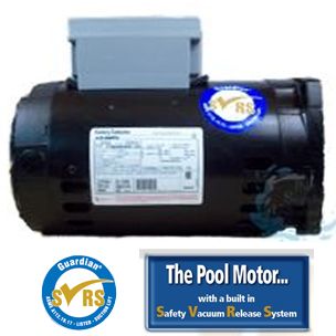 Century A.O. Smith GUARDIAN Square Flange Up-Rated SVRS Motor 3G10630 | 1.5HP 115V 230V | BG854A