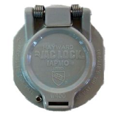 Hayward Vac Lock Kit Spring Loaded with Set Screw | Light Grey | W400BLGP