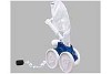 Polaris 360 Automatic Pool Cleaner | Includes Hose and Back-up Valve | No Booster Pump Required | F1