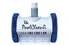 Poolvergnuegen The Pool Cleaner 2-Wheel Suction Side Cleaner | White & Blue | W3PVS20JST