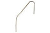SR Smith Residential 3-Bend 4' Stair Rail with 1' Extension | Sealed Steel Taupe | 1.90" OD .049 Wall Thickness | 3HR-4-049-1-VT