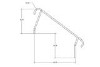 SR Smith Meridian Series Stair Rail Single | 316L Stainless Steel Marine Grade | 1.90" OD .065 Wall Thickness | MER-1002-MG