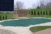 PoolTux KING99 Blue Mesh Safety Cover | 12' x 24' Rectangle | No Step | CSPTBMP12240