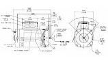 Century A.O. Smith GUARDIAN Square Flange Up-Rated SVRS Motor 3G10630 | 1.5HP 115V 230V | BG854A
